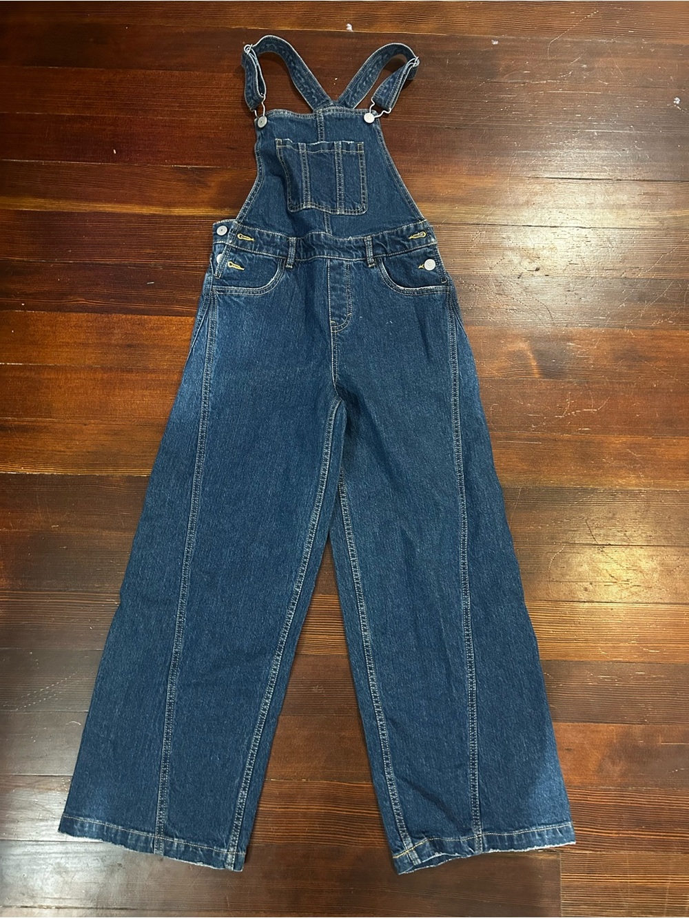Levi's Dark Blue Denim Girls Overalls